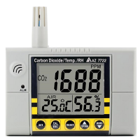 衡欣 AZ7722 CO2/溫度測試儀. 已含適配器