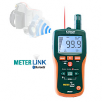 艾示科Extech MO297 Pinless水分與紅外溫度計和濕度計藍(lán)牙METERLiNK?